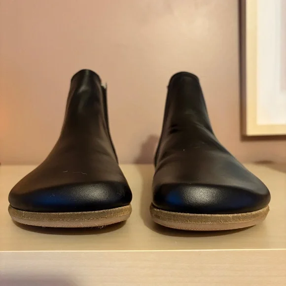 Groundz Handmade Leather Clay Chelsea Boots Shoes Barefoot Earthing Black 38 - Picture 6 of 12